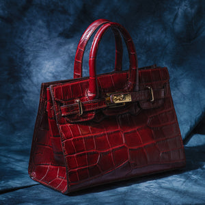 HESTIA - Maroon Croco