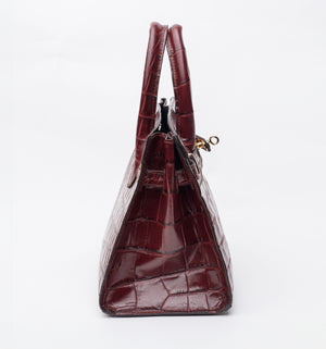 HESTIA - Maroon Croco