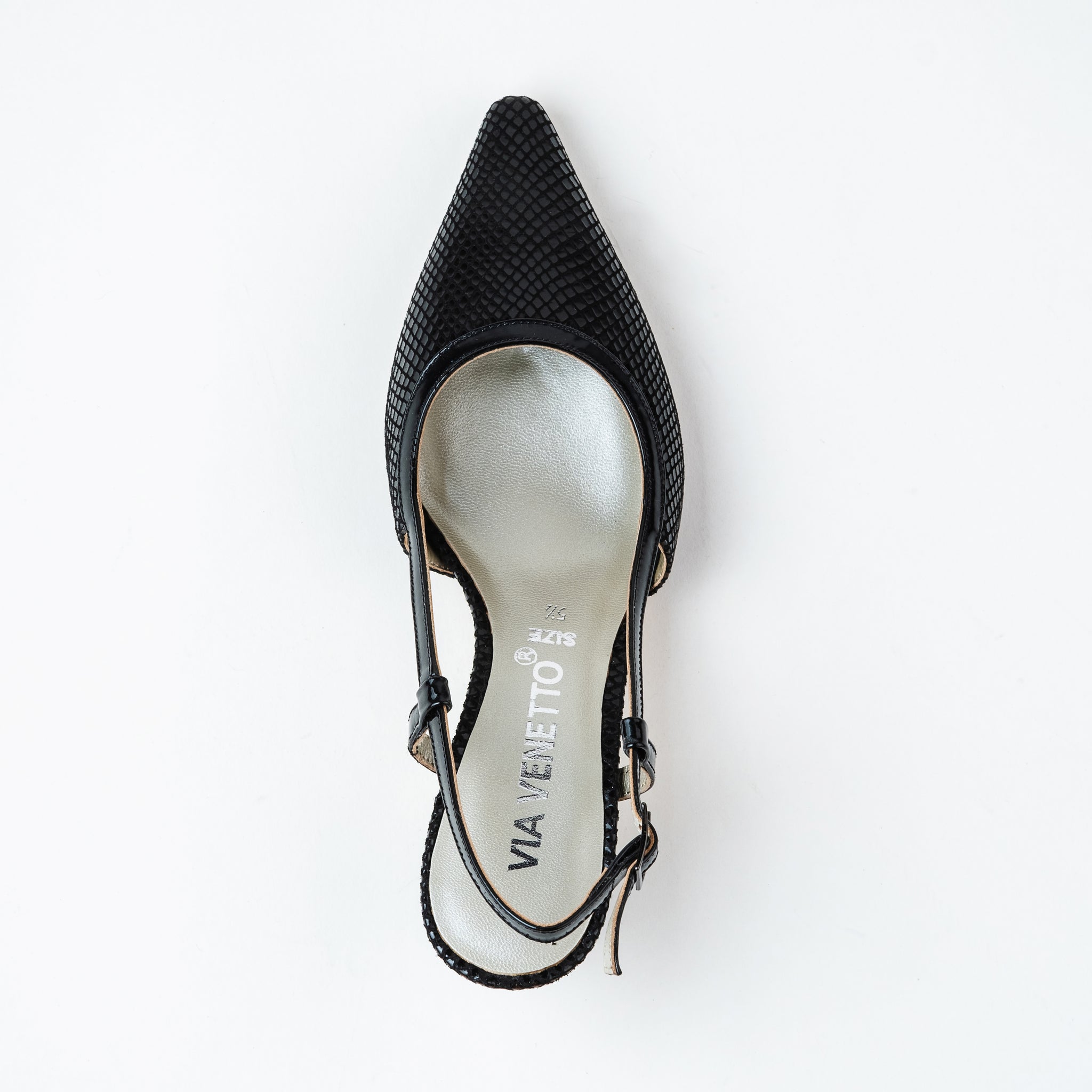 ASHLEY - Black Snake Embossed