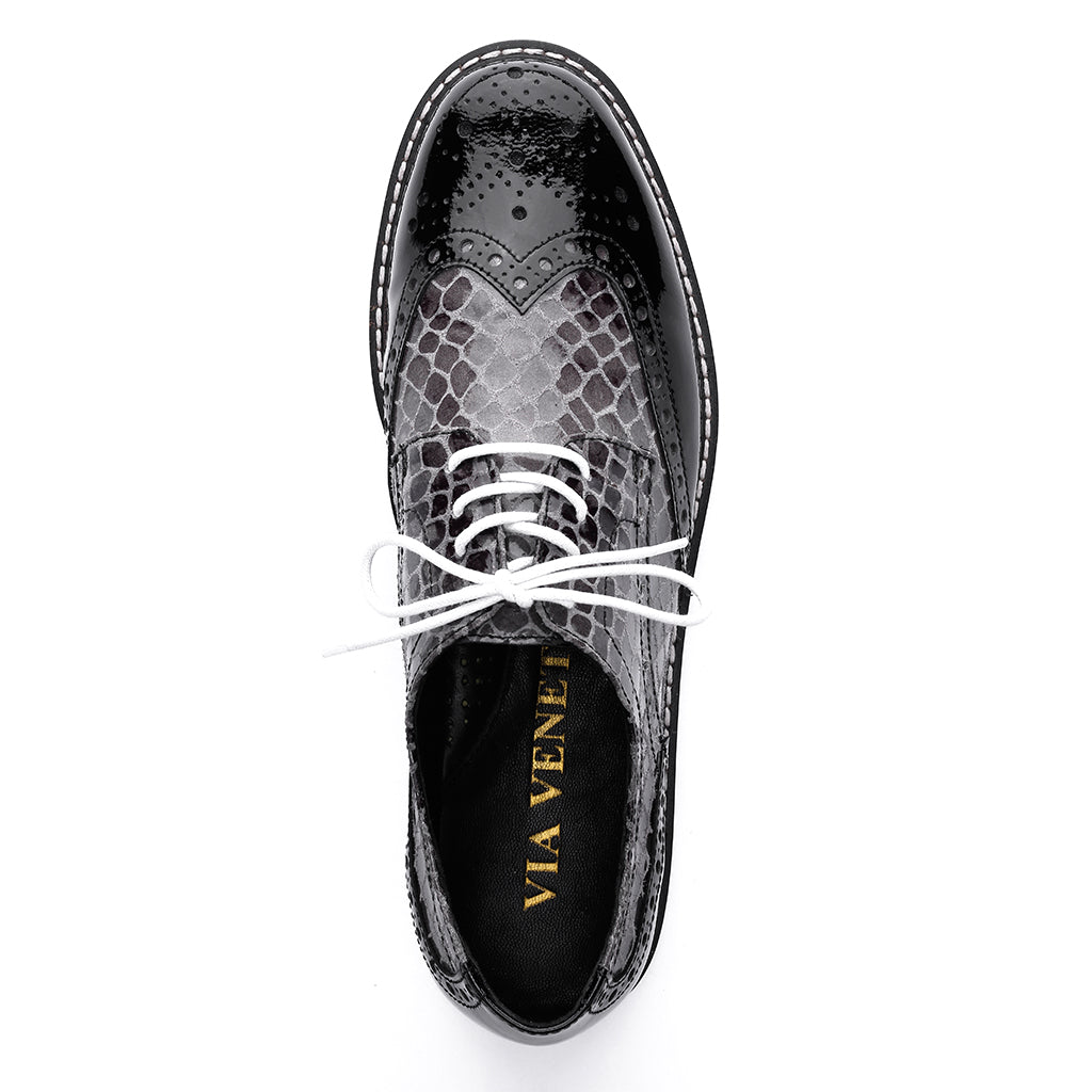 SADINA - Blk Grey/Python