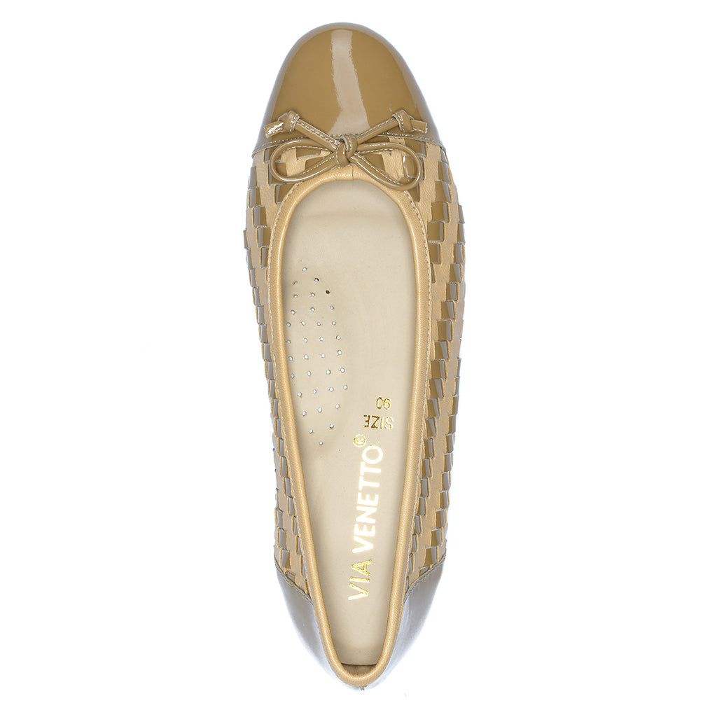 MAVIS - Beige Pat/Kid