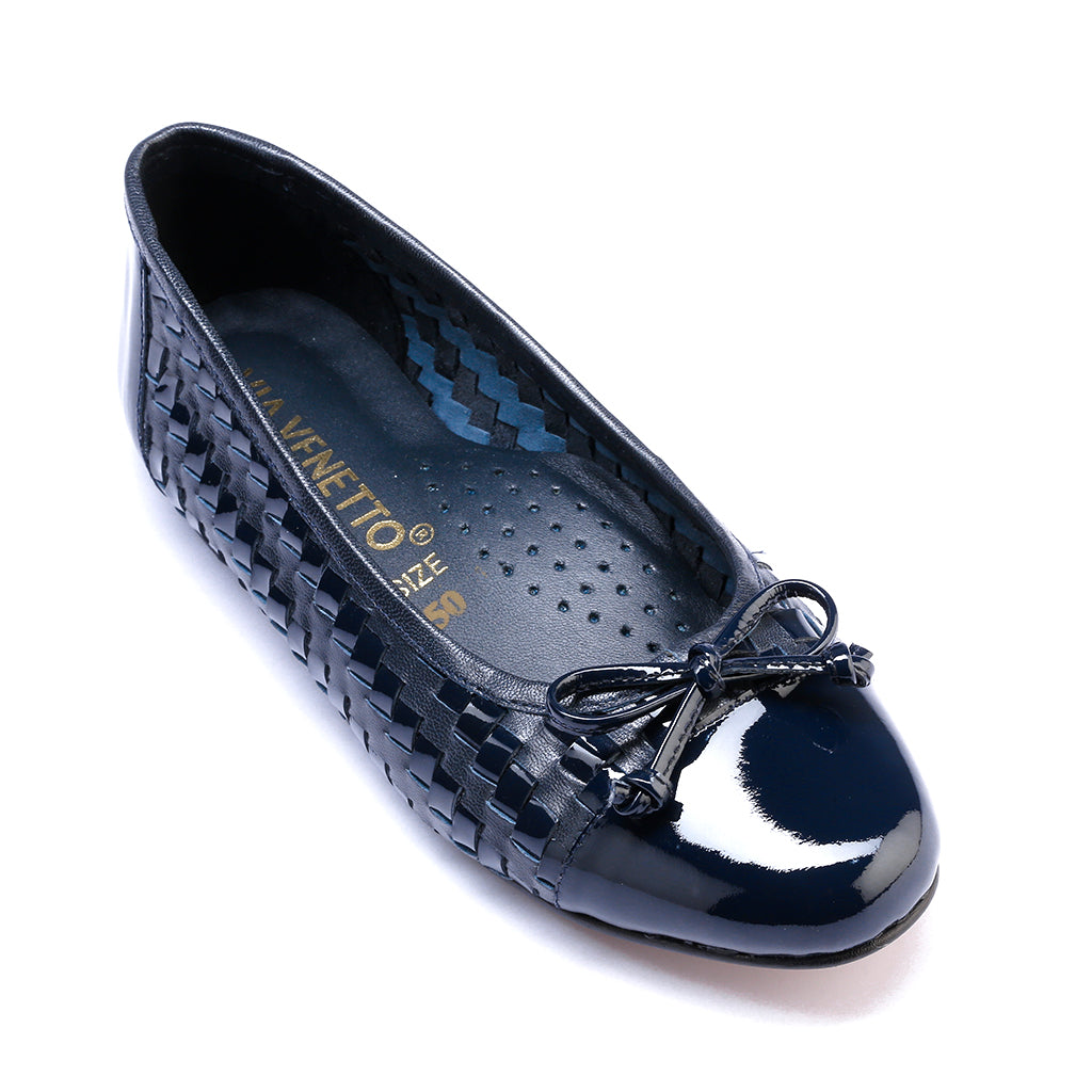 MAVIS - NavyBlue Pat/Kid