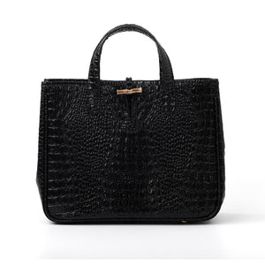 GEORGIA - Blk Croco No Strap