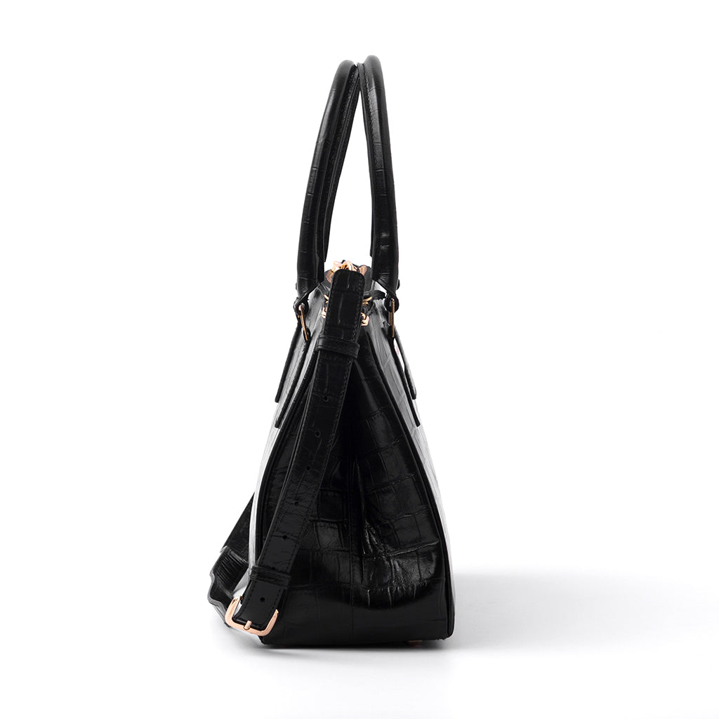 KATE - Blk Croco