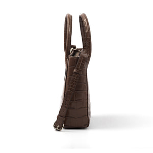 ERICA - Tan Croco w/ Strap