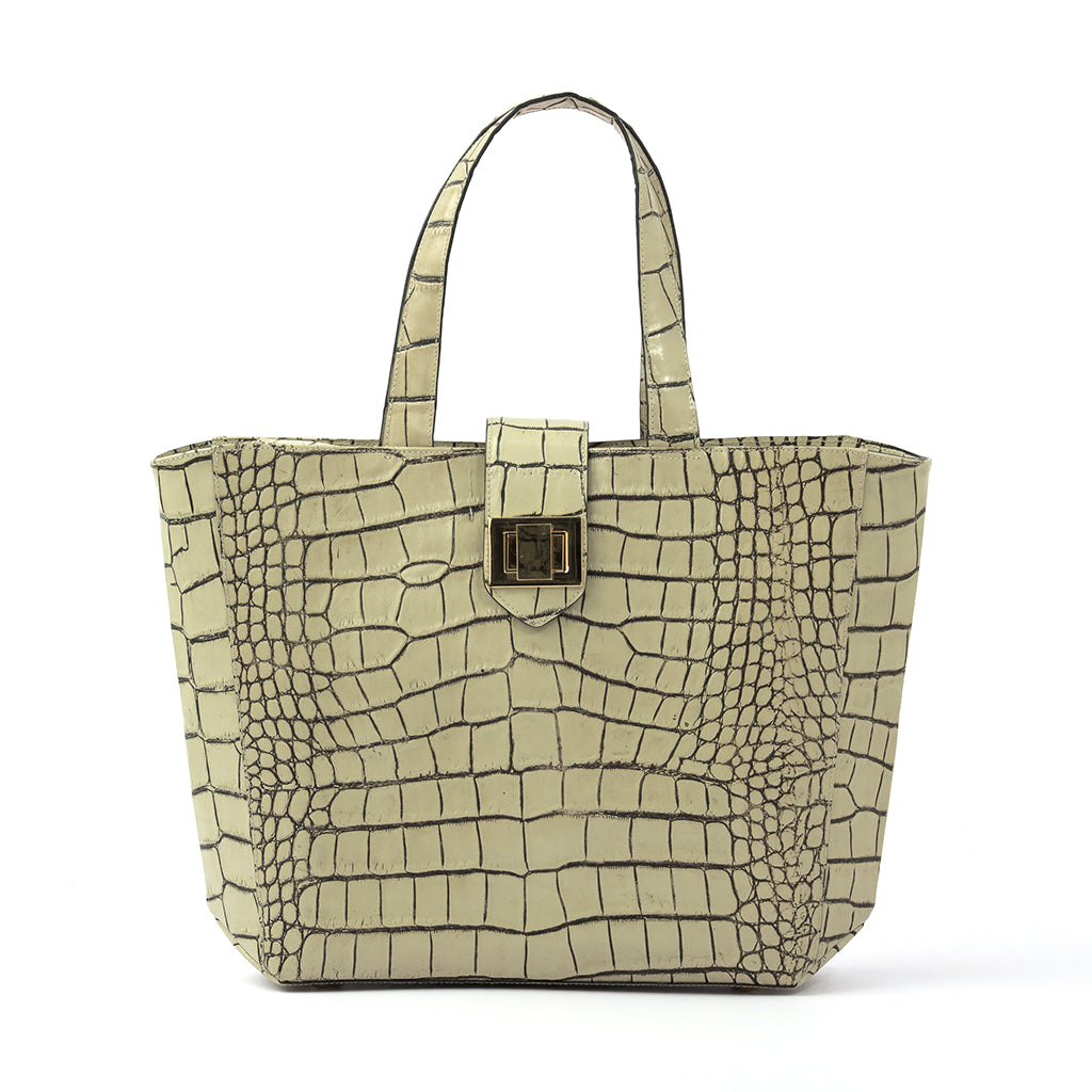 AMELIA - Beige Croco