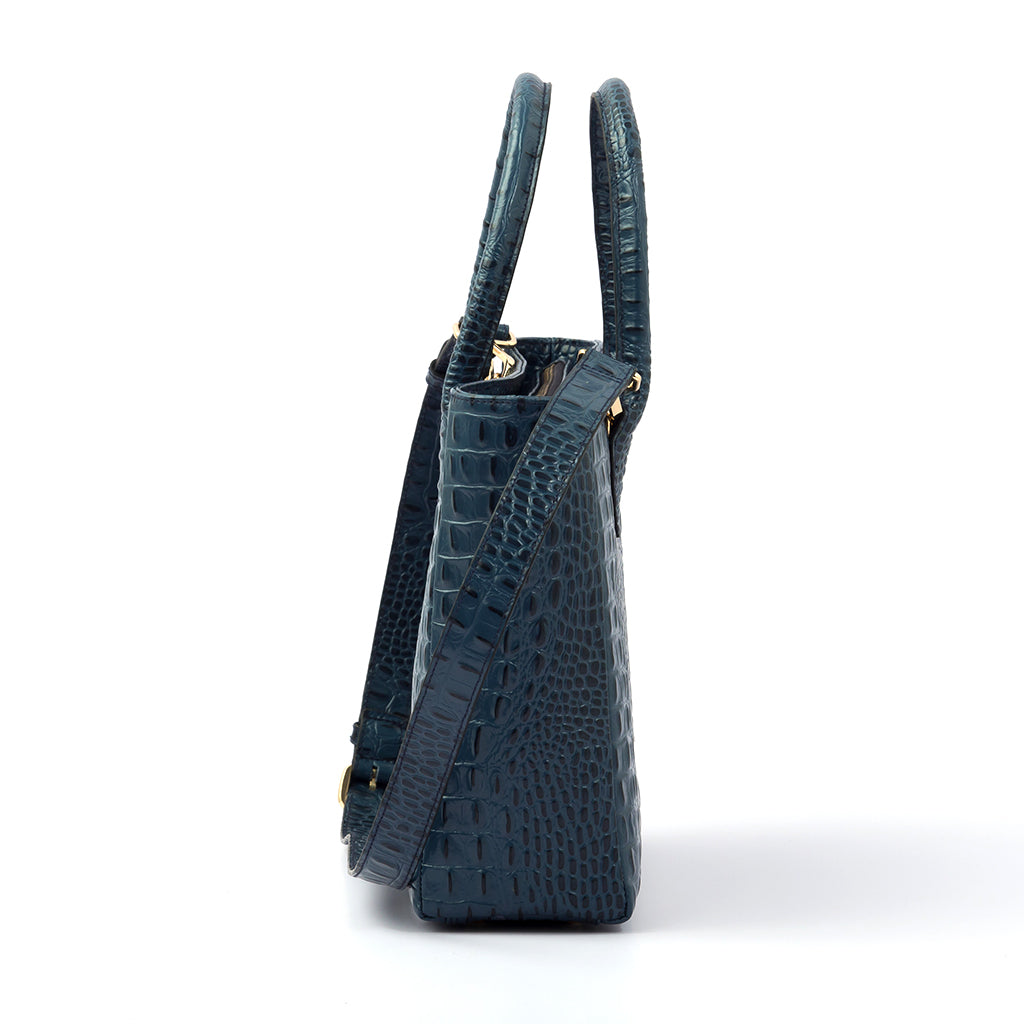 ERICA - Blue Croco w/ Strap