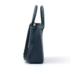 ERICA - Blue Croco w/ Strap