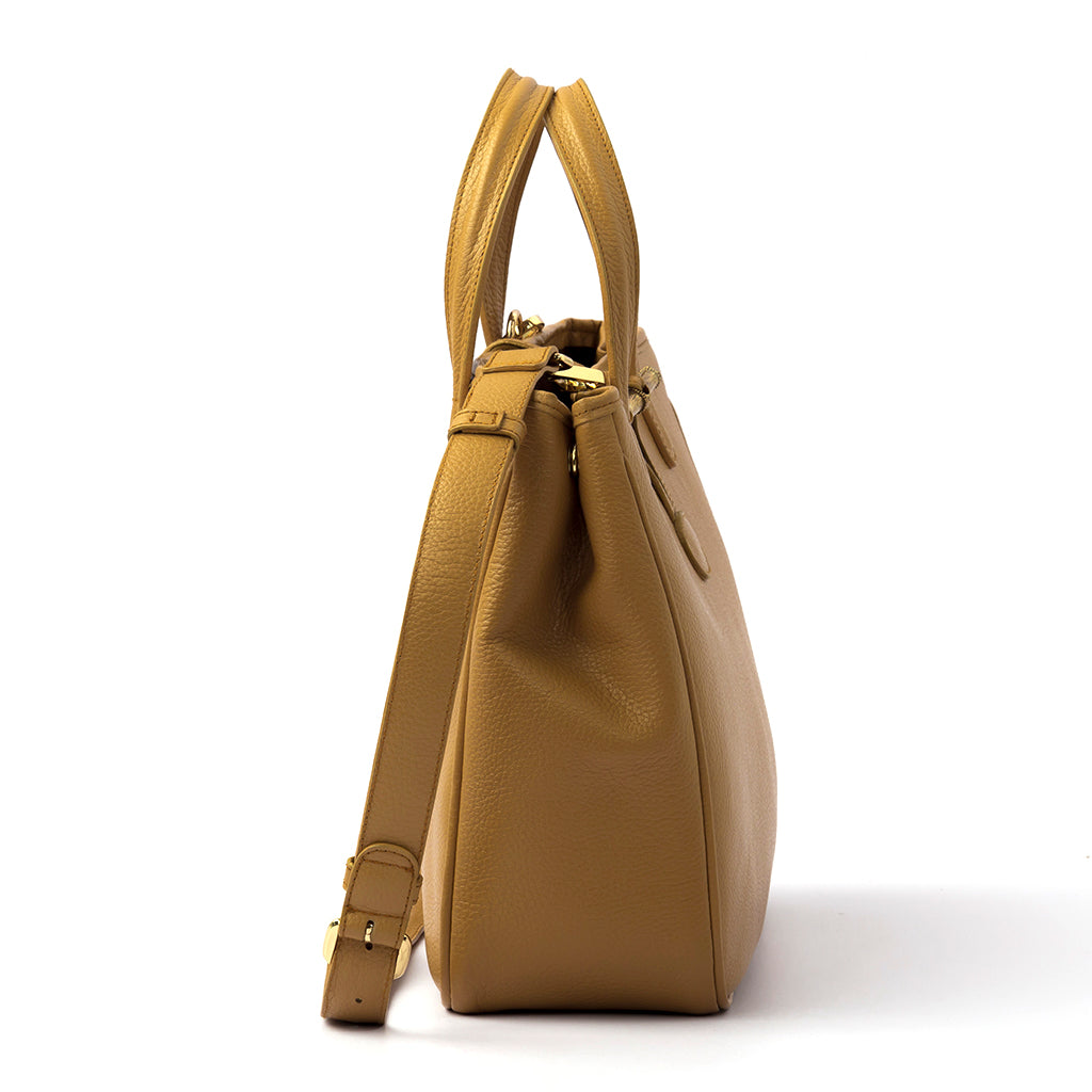 GEORGIA - Mustard Vinni w/ Strap