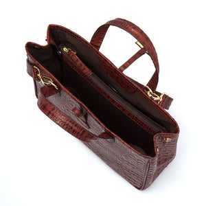 GEORGIA - Red Croco w/ Strap