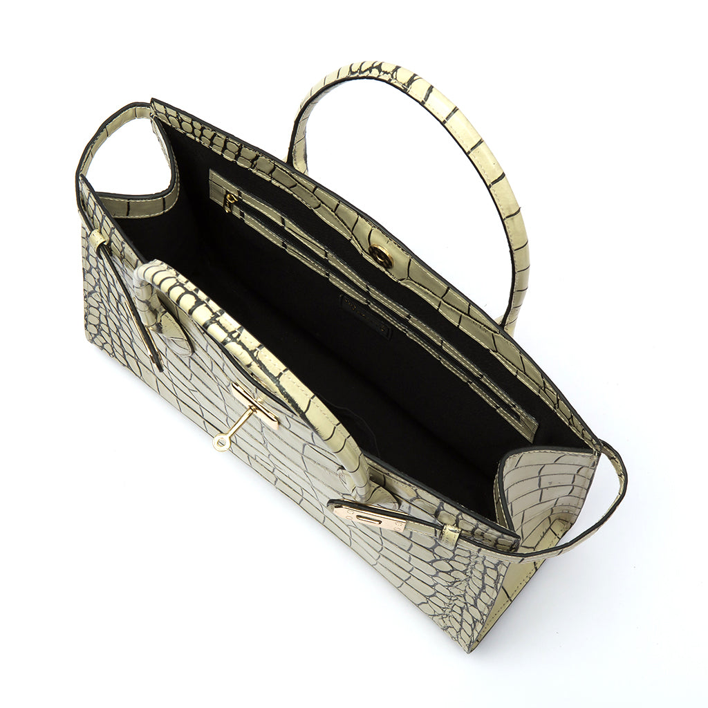 TATIANA - Beige Croco